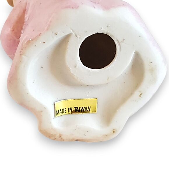 Lot of 3 VTG Angel Ornaments & Figurine Porcelain Tin Christmas Kitsch Decor - Picture 11 of 16